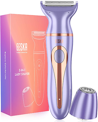 2In1 Electric Women Shaver USB Cordless Razor Waterproof Lady Trimmer Wet amp; Dry $34.99
