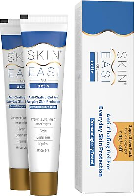 #ad SkinEasi Activ Anti Chafing Gel For Everyday Skin Protection Pack of 2 $26.00