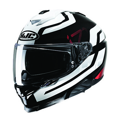 #ad #ad HJC i71 Enta Full Face Helmet Black White 2X $274.99