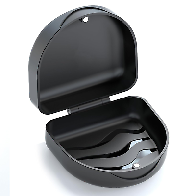 #ad Dental Retainer Case Denture Storage Box Mouthguard Container Aligner Assorted $10.21