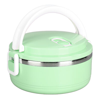 Monolayer 304 Thickened Green Thermal Lunch Box Stackable Hot Food Insulated HG $16.27