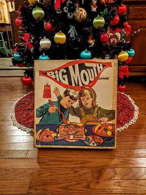 RARE Vtg BIG MOUTH Game 1968 Schaper Toy Manufacturers Of America COMPLETE HTF $170.00