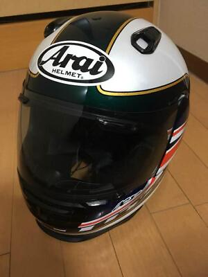 #ad #ad Arai Motorcycle Helmet Rapide IR FLAG UK Full Face Helmet M size japan used $399.99