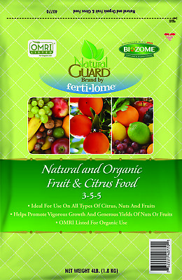 #ad Natural Guard Natural and Organic Fruit and Citrus Food 3 5 5 4lbs $14.17