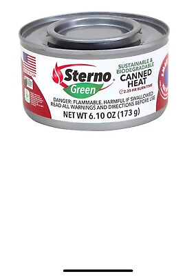 #ad Sterno Products Canned Heat Ethanol Gel Green Chafing Fuel LOT OF 11 $60.00