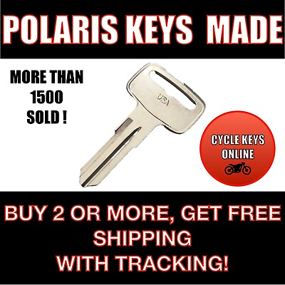 #ad Polaris Keys Cut by Code ATV Ranger RZR Snowmobile key made to codes 2000 2198 $9.99