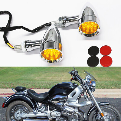 For R1200C R18 R1250RS G310GS LED Motorcycle Turn Signals Indicators Bullet UK $22.94