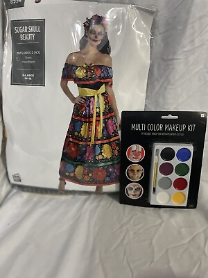 #ad Day Of the dead costume women Party City $21.00