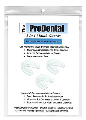 #ad 3 In 1 Multi Purpose Mouth Guards Customizable For Maximum Versatility 3Pcs $29.99