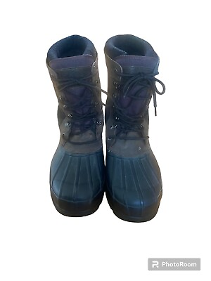 Men#x27;s Pacific Trail Artic Boots Removable Liner Brown amp; Black Suede Size 9 M $29.99