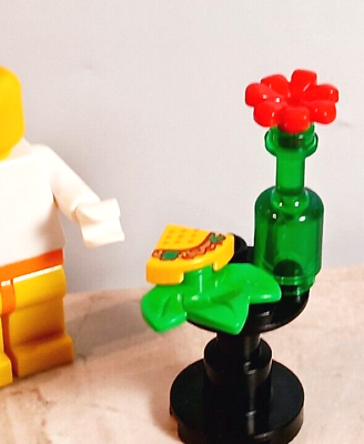 #ad New LEGO Taco Tuesday Plate Flower Vase Water Bottle Printed Food Parts Table $7.87