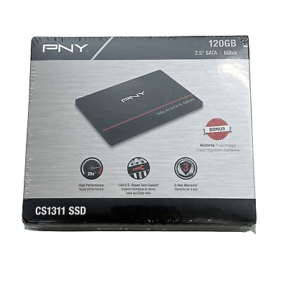#ad PNY Hard Drive CS1311 120GB 2.5” SATA III Internal Solid State Drive SSD $44.81