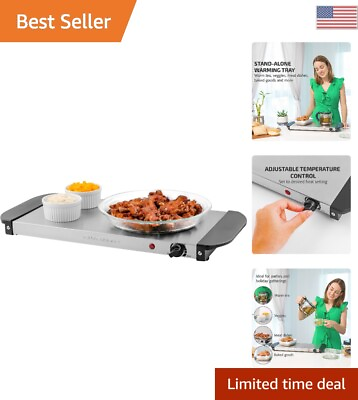 #ad Multi Purpose Warming Tray Adjustable Temp Control Food Warmer Parties $42.99