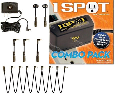 #ad Visual Sound 1 SPOT COMBO PACK Pedal Power Supply NW1CP2 One Spot Truetone NEW $39.89