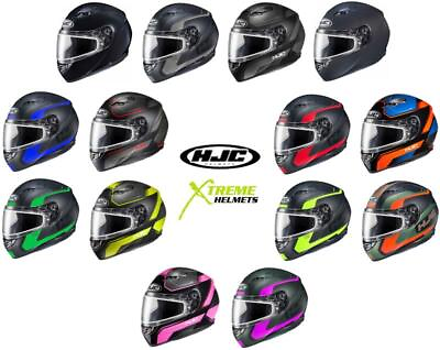 HJC CS R3 Snow Helmet Full Face DOT Snowmobile Choose Dual or Electric XS 2XL $124.99