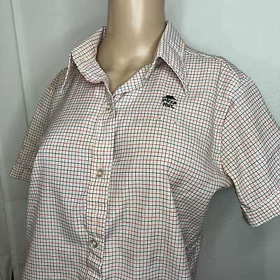 #ad Vintage Pizza Hut Employee Uniform Shirt Medium Short Sleeve 70’s Fast Food USA $35.00
