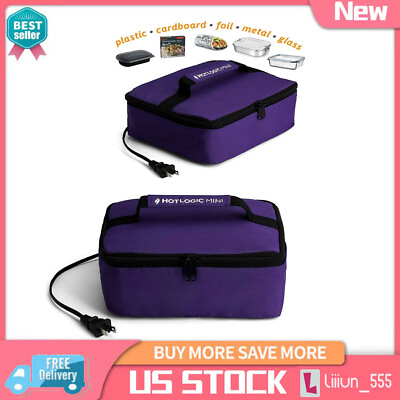 #ad Mini Portable Thermal Food Warmer for Office amp; Travel Purple New $25.60