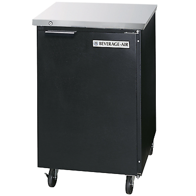 #ad Beverage Air 24quot; Black Counter Height Solid Door Back Bar Refrigerator $2547.57