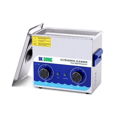 Commercial Ultrasonic Cleaner DK SONIC 3L 120W Sonic Cleaner Heater Basket Kit $156.99