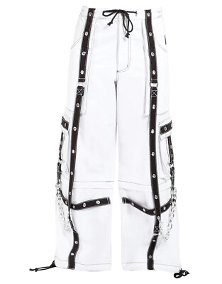 #ad Northern Star Men#x27;s Bright White Gothic New Stylish Freedom Goth Pants $99.99