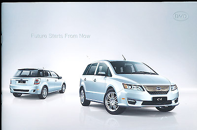 2010 2011 BYD Chinese Electric e6 Original 26 page Car Sales Brochure Catalog $15.96