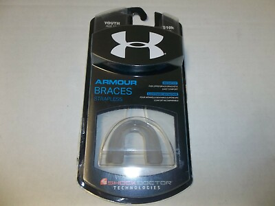 #ad Armour Braces Under Armour Mouth Guard Strapless Youth Size 11 $10.99