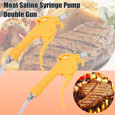 Automatic Injector Meat Processor Food Electric Saline Syringe Pump Gun Brine $69.00