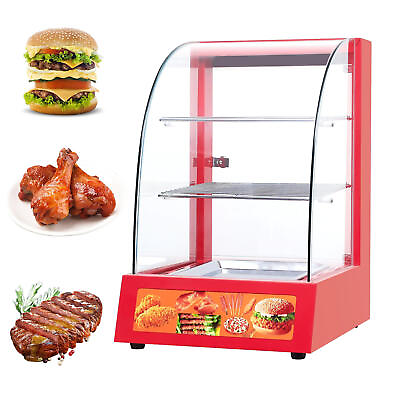 #ad Commercial Arc shaped Food Display Case 110V Pastry Display Case 3 Tier Warmer $183.00