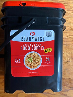 ReadyWise Ready Wise Company 124 Servings Emergency Food bucket $106.99