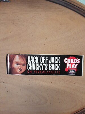#ad #ad Vintage Bumper Sticker Childs Play 2 $2.50