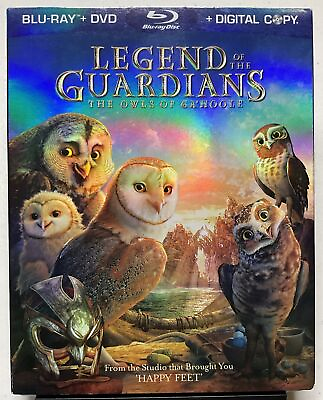 #ad #ad Legend of the Guardians: the Owls of Ga#x27;hoole Blu ray 2010 W Slipcover Mint $9.99