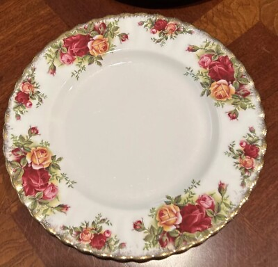 #ad #ad ROYAL ALBERT OLD COUNTRY ROSES SALAD PLATE 8 1 8quot; ENGLAND $9.99