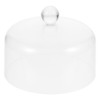 Desert Cloche Cake Cover Lid Food Glass Dome 16.2X16.2X12.5CM Transparent $12.68
